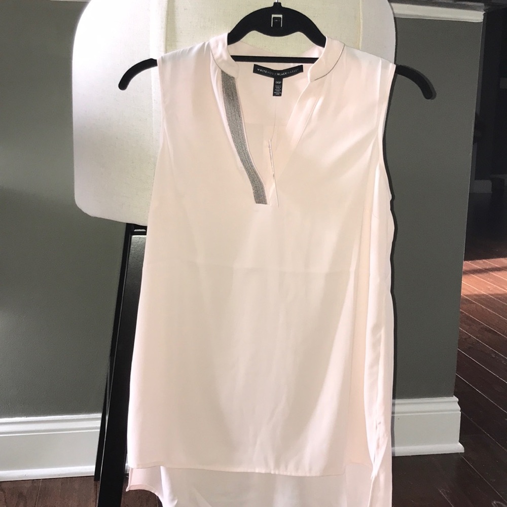 Light pink silky top